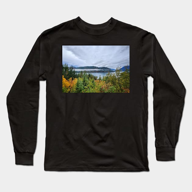 Lake Cushman Autumn Long Sleeve T-Shirt by kchase